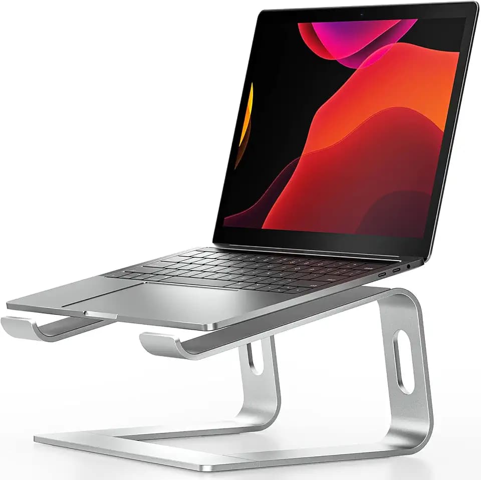 Nulaxy Laptop-Ständer für den Schreibtisch, Abnehmbarer Aluminiumaufbau