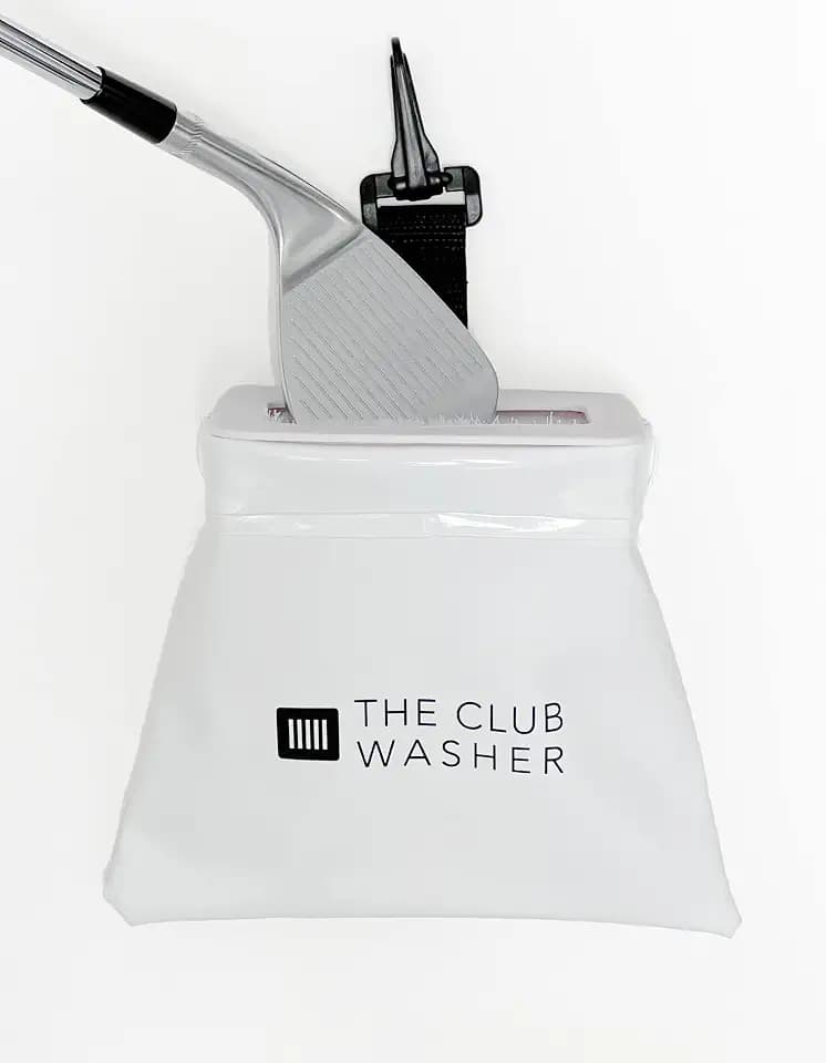 White Edition - The Golf Club Washer - Portable Ball and Club Cleaner for Home and Course - Ultimate Golf Accessory