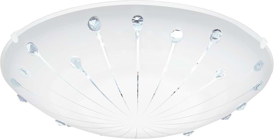 EGLO LED Deckenleuchte Margitta 1, Deckenlampe klassisch, Ø 31,5 cm