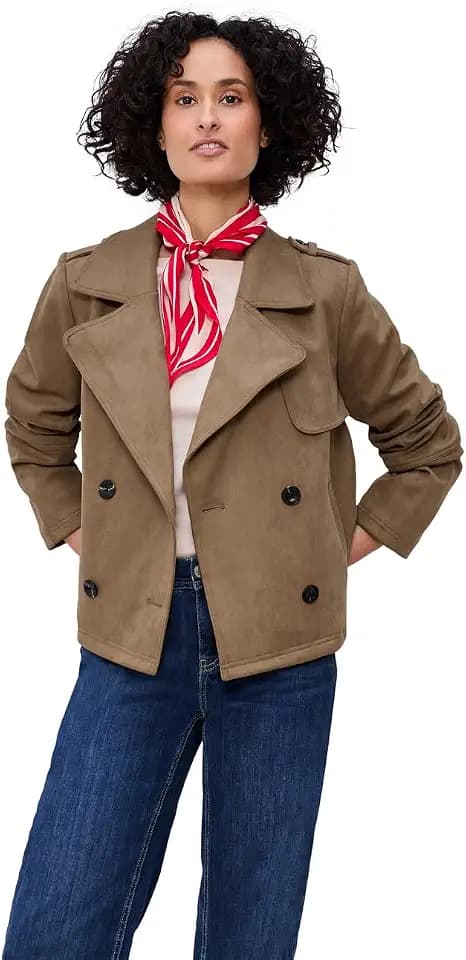 Street One Damen 2005511 Trenchcoat aus Velours (1er Pack)