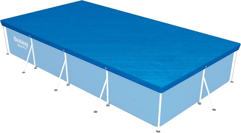 Bestway PE-Abdeckplane 410 x 226 cm, blau, eckig