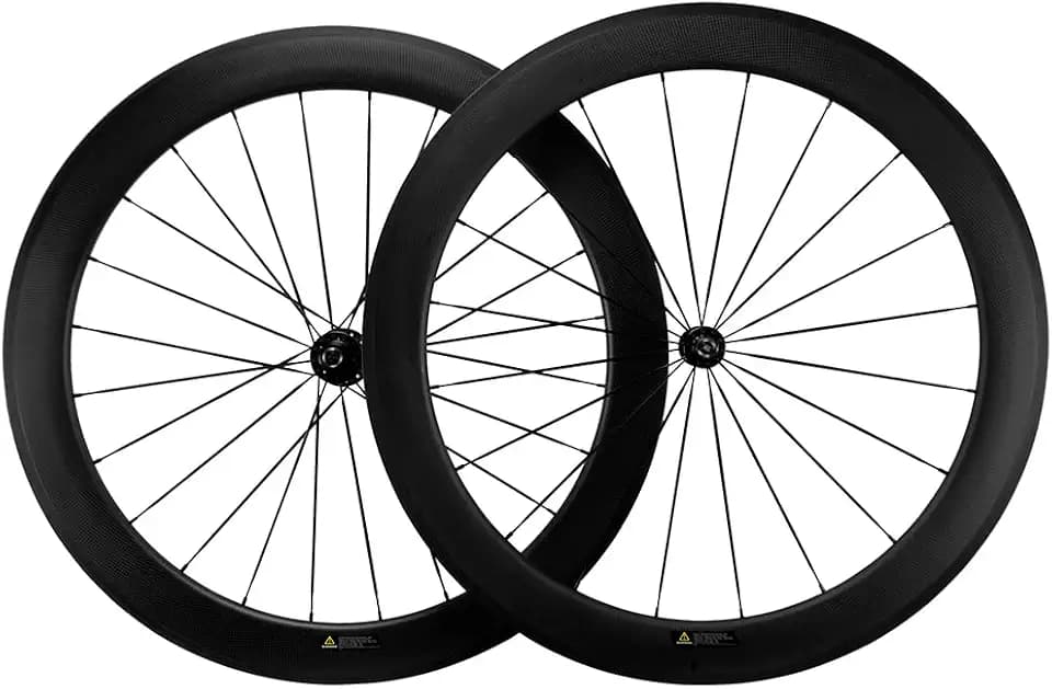 Sunrise Bike Carbon Wheels 60mm Depth 25mm Width Clincher Wheelset 700c Road Cycling Rim