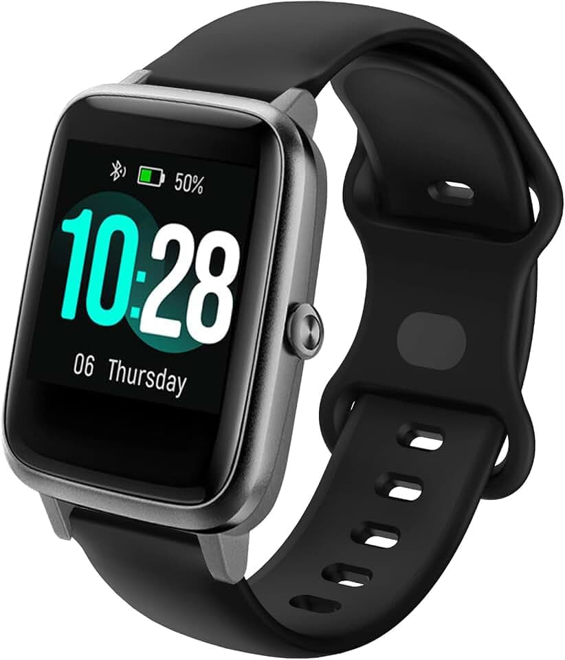 NewJourney ID205L Ersatzarmband, 19mm Weiche Silikon Armband für Veryfitpro ID205, ID205L, ID205U, ID205S, ID205G, ID215G, ID216, SW020, SW021, SW023, YM020, YM021, YM023, YM205L, Uwatch3 GT Ufit Smartwatch
