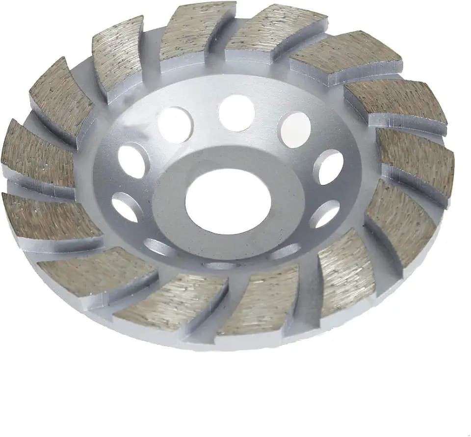 KATSU Diamant-Schleiftopf 115mm 22,23mm Diamanttopfschleifer Schleifscheibe für Marmor Beton Mauerwerk Granit Stein 99035355