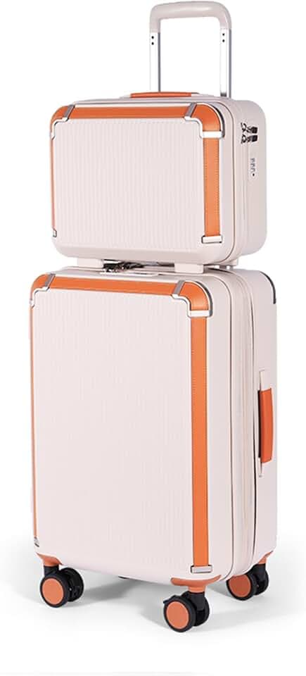 feilario Hardshell 2 pcs Carry On Luggage Set, Brake Wheels, Hooks