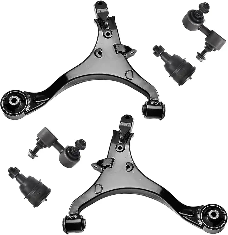 ASTARPRO - Front Suspension End Kit Lower Control Arms + Lower Ball Joints + Sway Bar Replacement for 2002-2006 Honda CR-V - 6pc Set