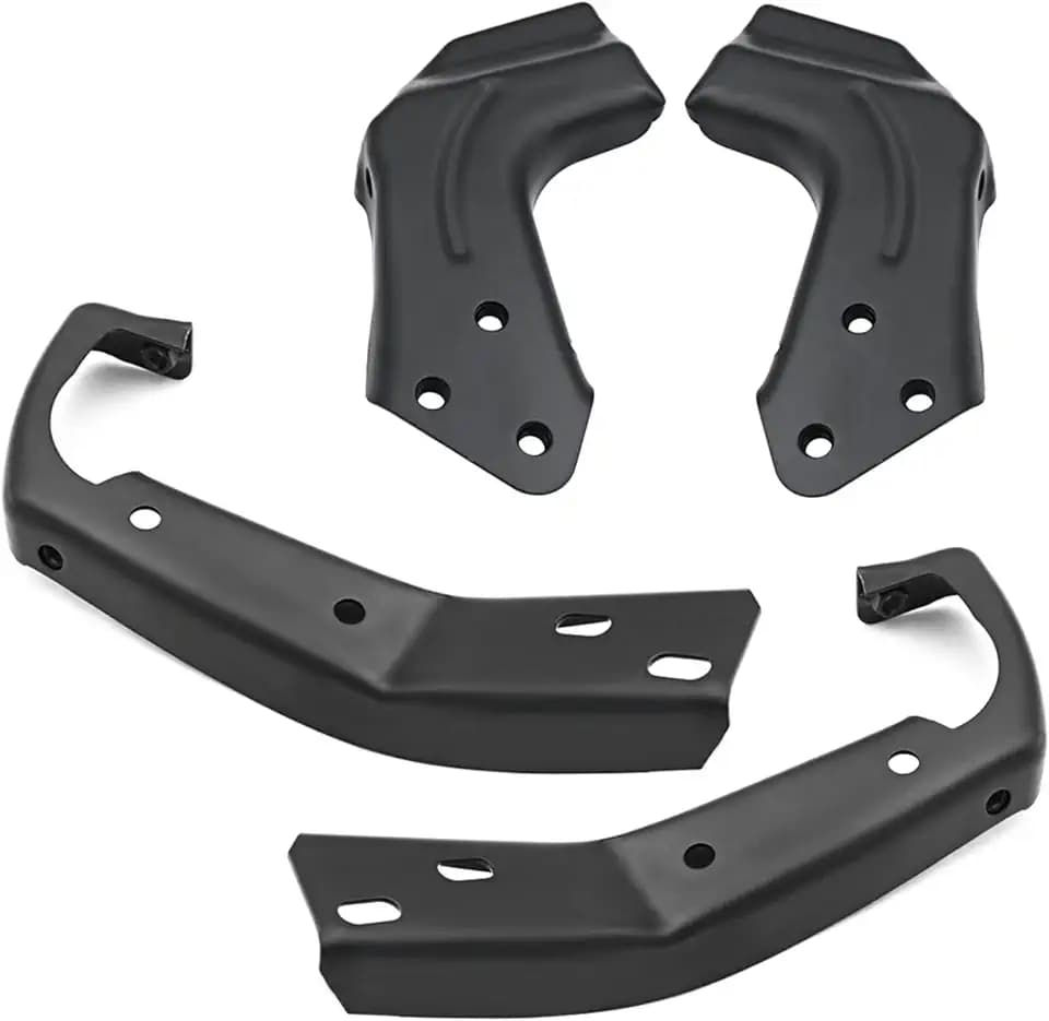 Set of 4 Front Bumper Brace Brackets Replacement for 14452148 Replacement for C-K Series 1500 2500 3500 1994-2000 Left Driver Side + Right Passenger Side