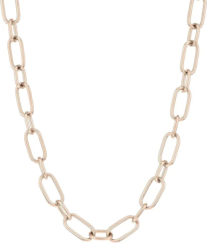 LIEBESKIND BERLIN Damen Schmuck im angesagten Ketten-Look – Armband, Kette und Ohrringe aus Edelstahl in verschiedenen Farben