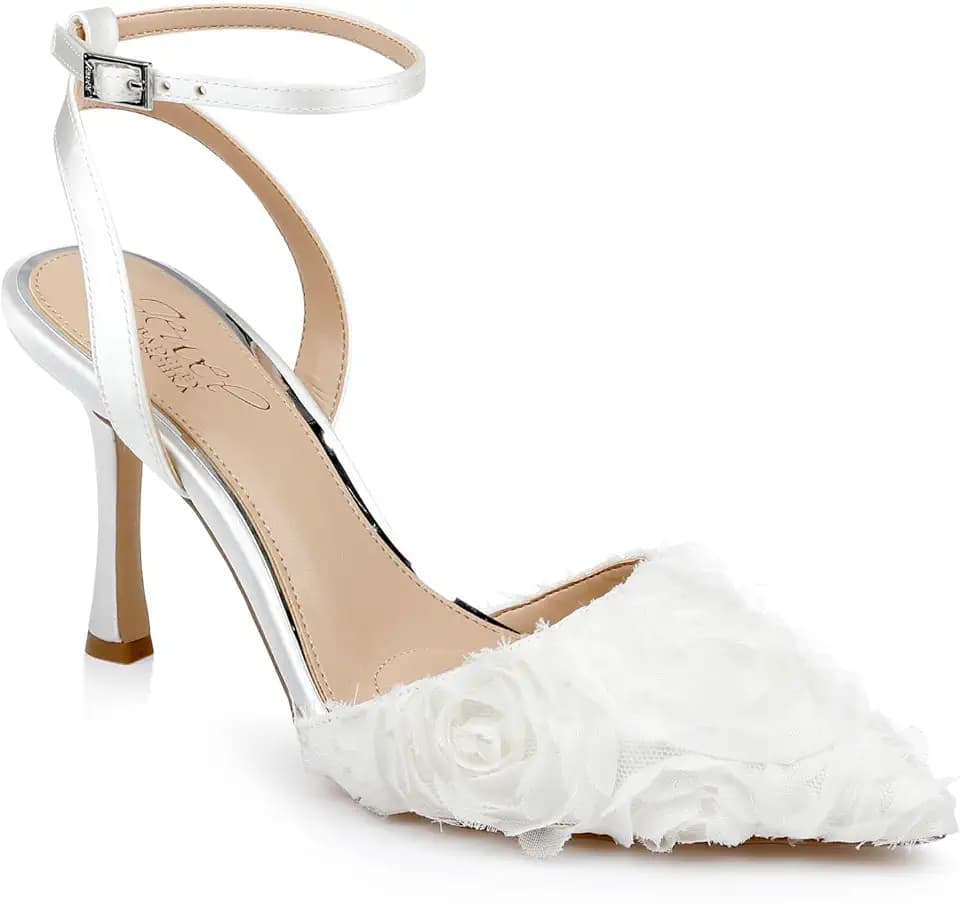 Jewel Badgley Mischka Shannon Ankle Strap Pumps