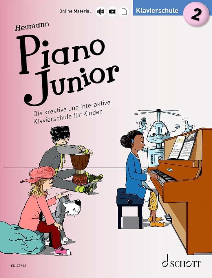Piano Junior: Klavierschule 2: Die kreative und interaktive Klavierschule für Kinder. Band 2. Klavier. (Piano Junior - deutsche Ausgabe, Band 2)