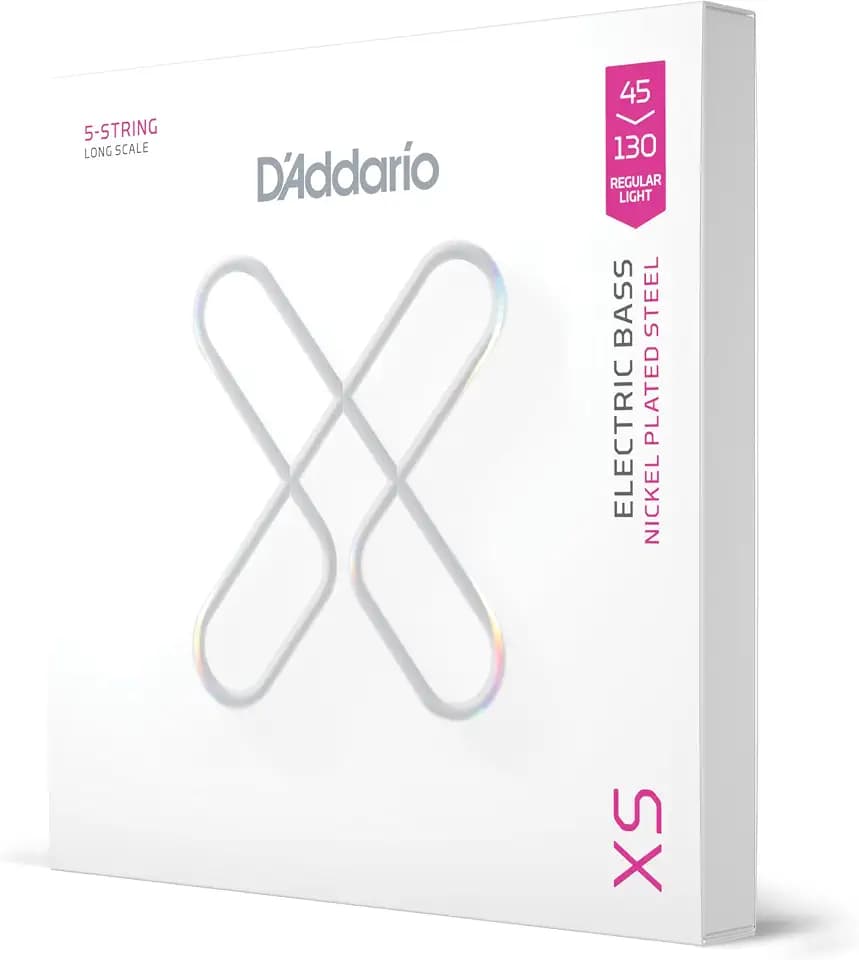 D'Addario XS Coated Bass Strings XSB45130, 45-130, 5-String