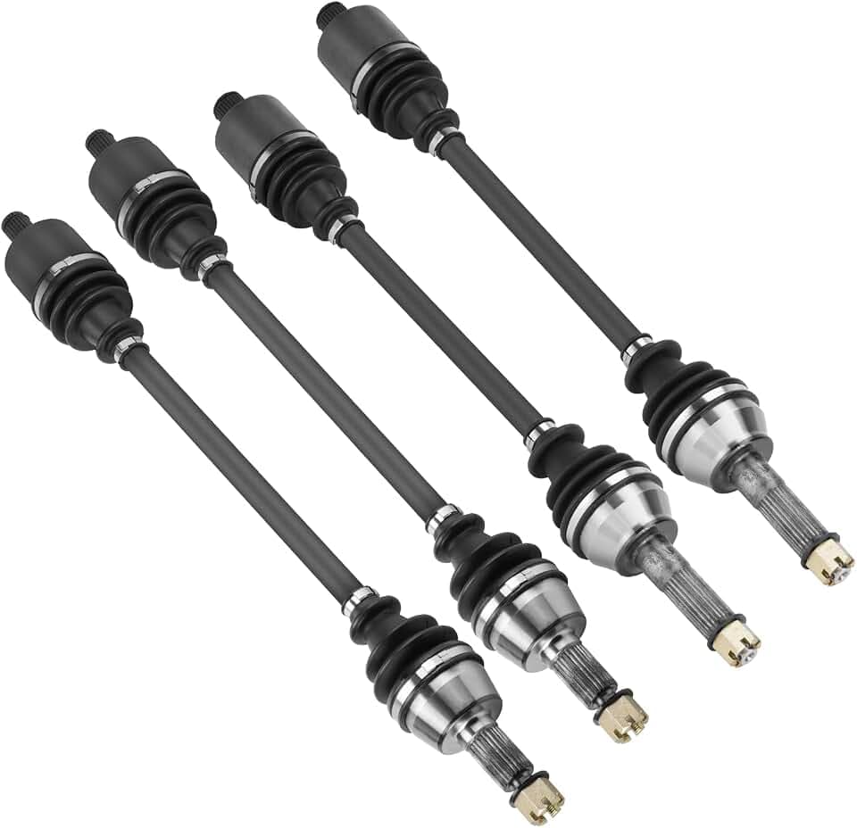 CV Axle 2 Front & 2 Rear Full Set for Polaris 2013-2018 Ranger 900 XP/Crew, 2017-2018 Ranger Crew XP 1000, 2015 Ranger 570 Full Size, Drive Half Shaft Assembly Replaces for 1332637 1332947