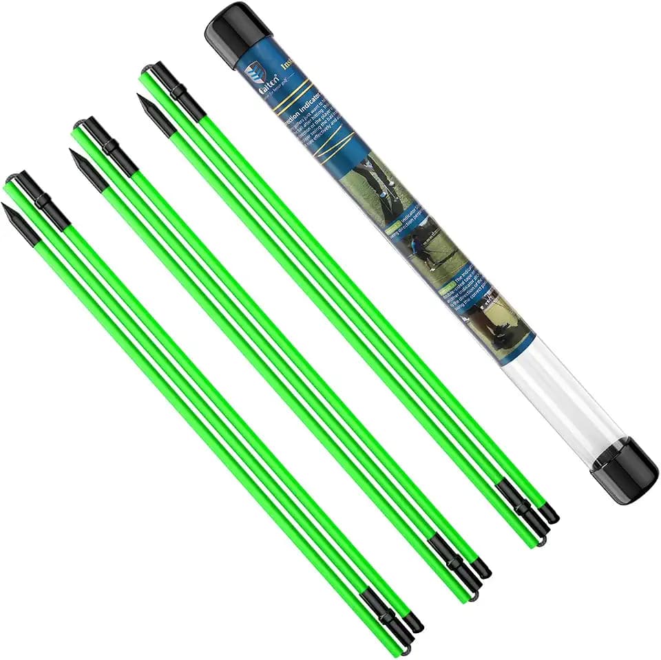 Rhino Valley Golf Alignment Sticks, Swing Trainer Training Aid