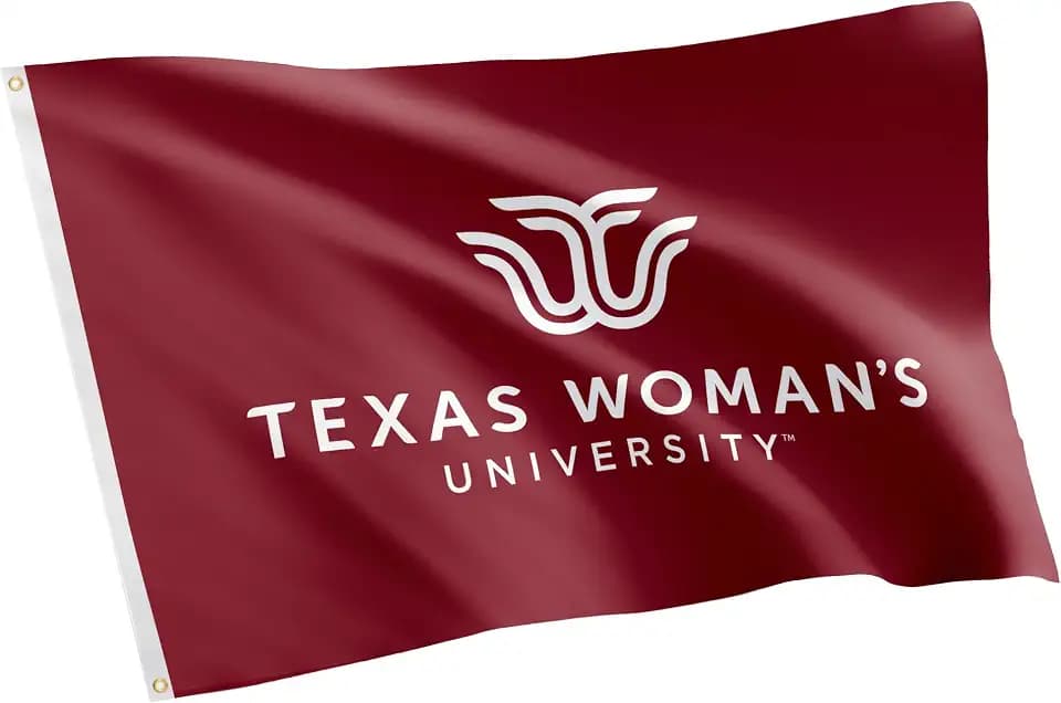 Desert Cactus Texas Woman's University Pioneers Flag 3x5 Outdoor (#1)