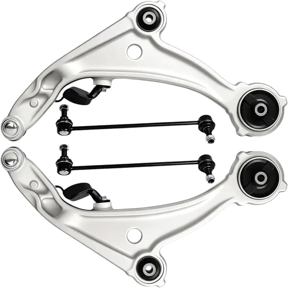 4PCS Front Lower Control Arm Suspension Kit Fit for Nissan Altima 2007 2008 2009 2010 2011 2012, 2013 Coupe Models ONLY, Sway Bar Link OE# K620195 K620196 K750095 K750094
