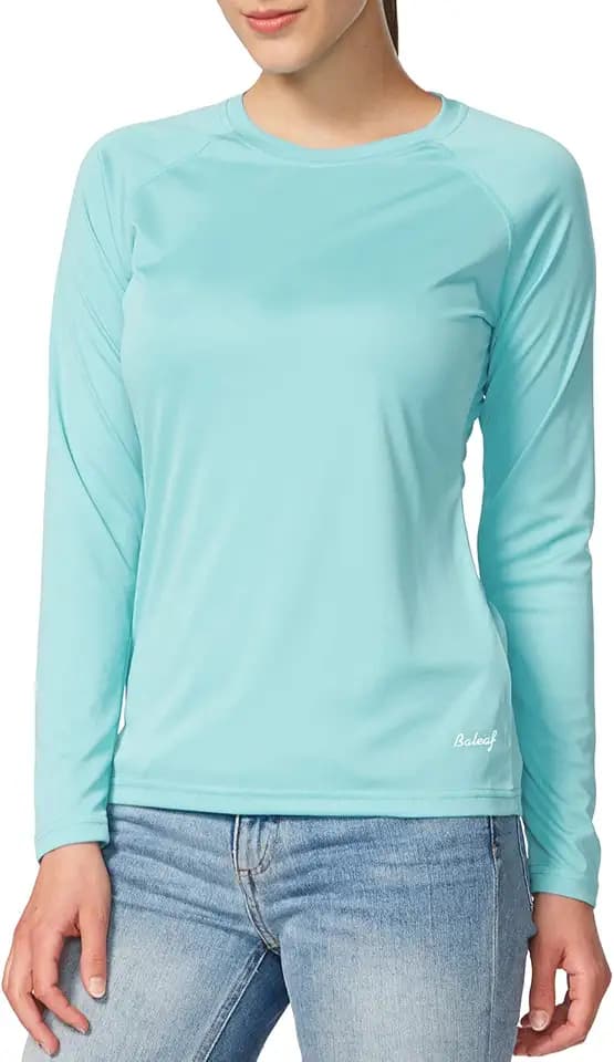 baleaf Women's UPF 50+ Sun Shirts Long Sleeve Stretchy Quick Dry