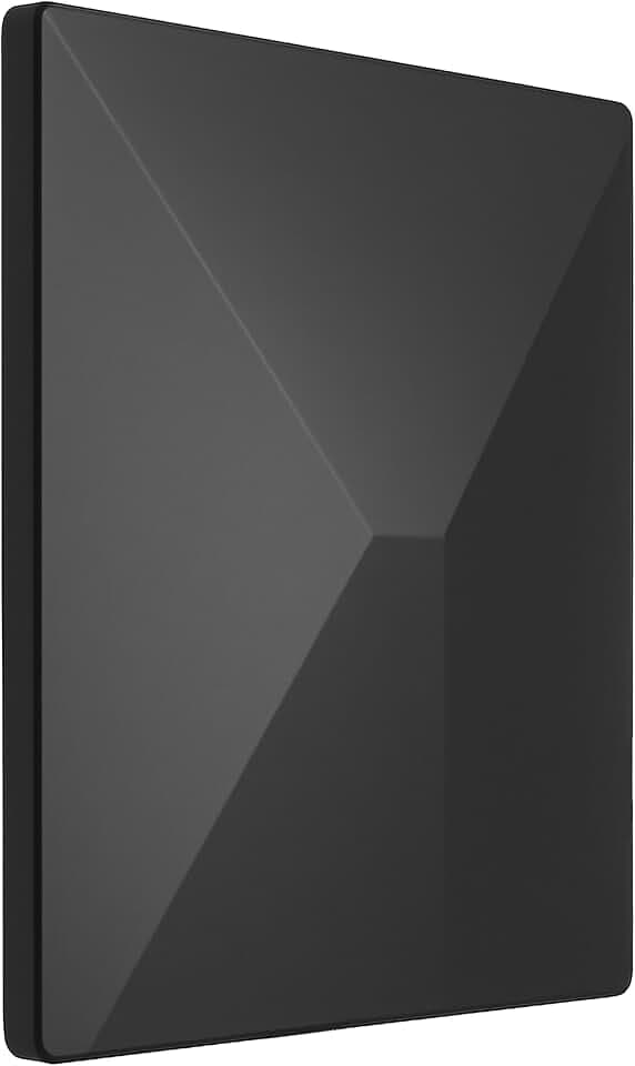 Retoo Antenne DVB-T DVB-T2 mit Verstärker 35dB, Zimmerantenne für Innen und Außen, 5m Kabel, 360° Empfang, TV Antenne für Fernseher, Receiver, Radio, UHF VHF FM, DC 5V Versorgung