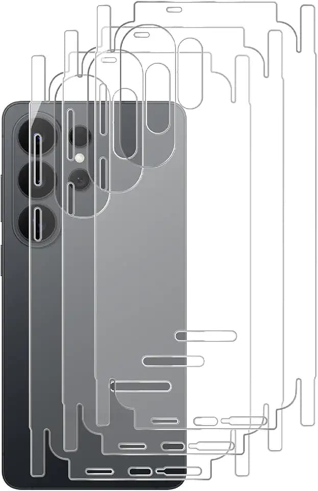 GIOPUEY[3 Stück Rückseite Folie Kompatibel mit Samsung Galaxy S26 Ultra, Samsung Galaxy S26 Ultra Rückseite Schutzfolie, Weiches TPU, Dünn, Matte Textur, Schützende Grenze - Translucent