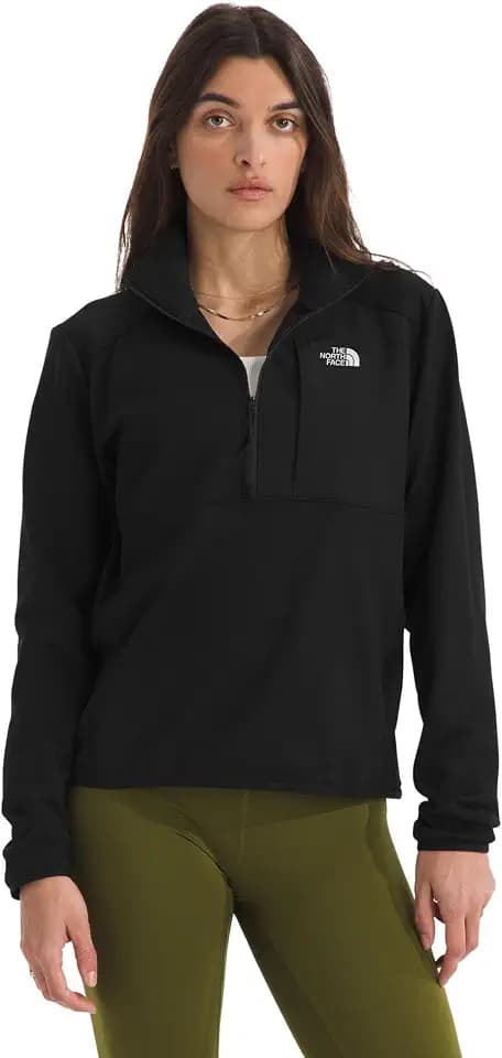 THE NORTH FACE Women's TNF Performance Fleece 1/4 Zip Jacket | Lightweight Pullover With Secure Zip Chest Pocket