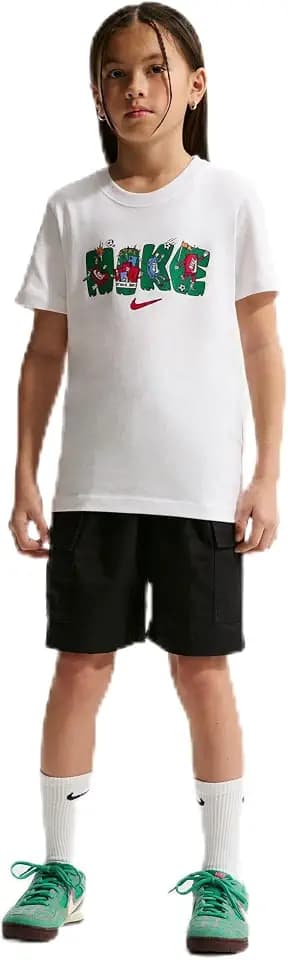Nike Unisex Big Kids' Sportswear Club Boxy T-Shirt - Boys and Girls