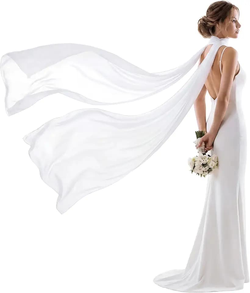 Mepase Chiffon Neck Scarf Wedding Wrap