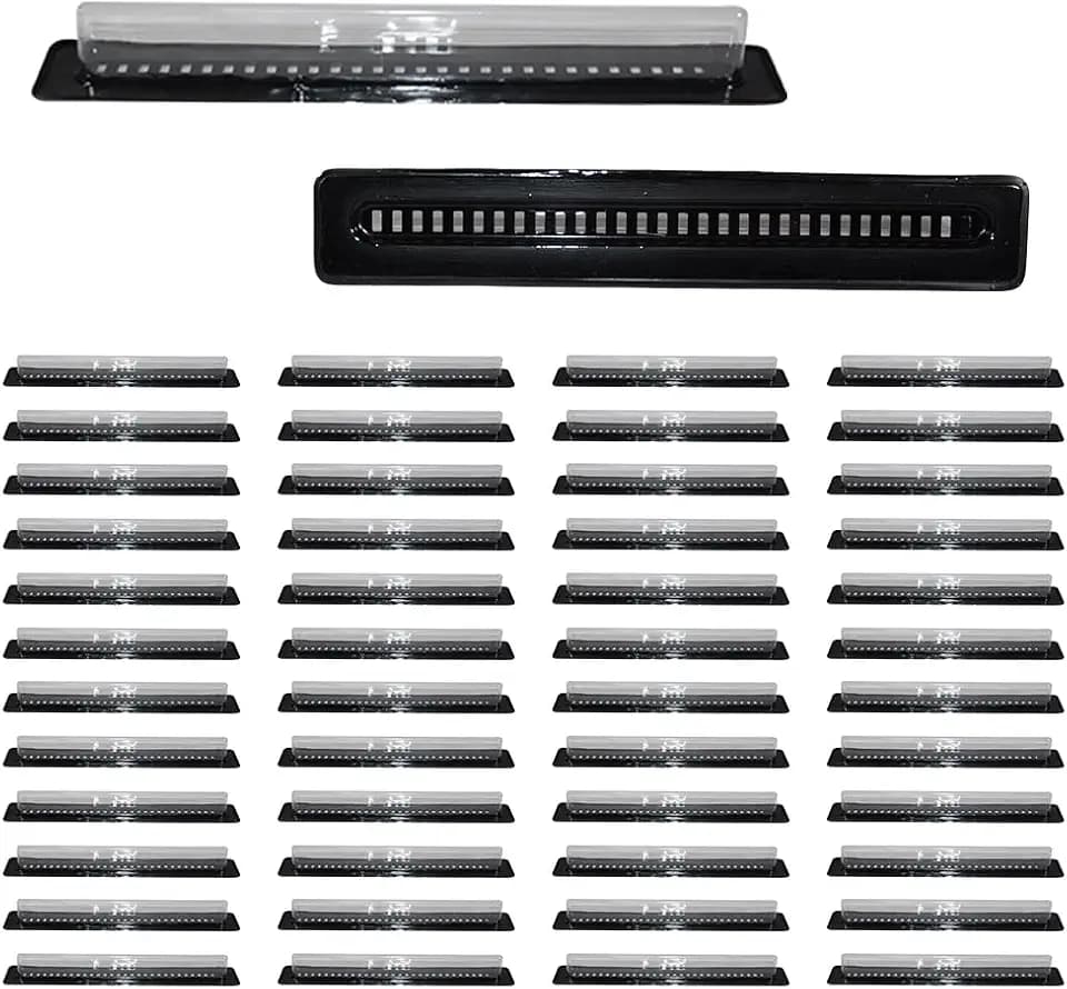 witbee 50Pcs Plastic Beetle Blaster, Hive Beetle Blaster Trap Easy to Use for Beekeeping Beehive Tools Beekeeping Supplies, Black