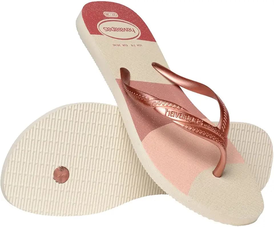 Havaianas Fantasia Gloss Damen FlipFlop Rose Gold 41 EU