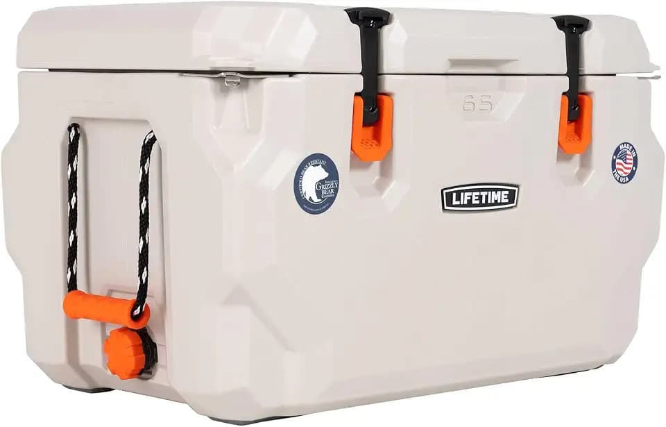Lifetime 65 Quart Hard Cooler, High Performance Ice Chest