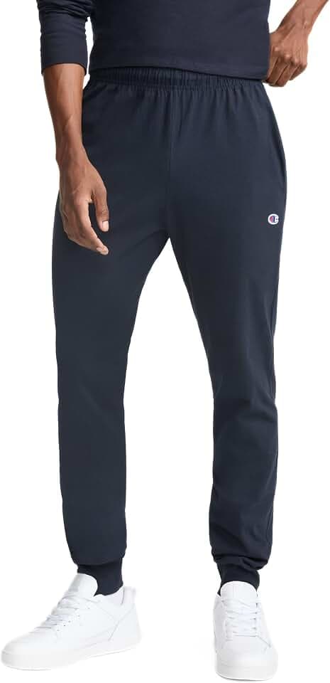 Champion Men's Lightweight Lounge Joggers, C Logo