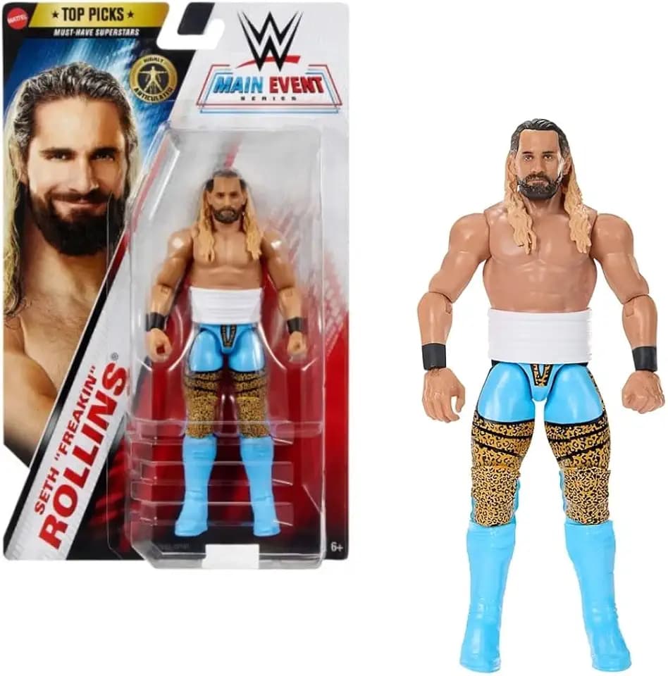 WWE Main Event Top Picks Seth Freakin Rollins Action Figure, 6-inch