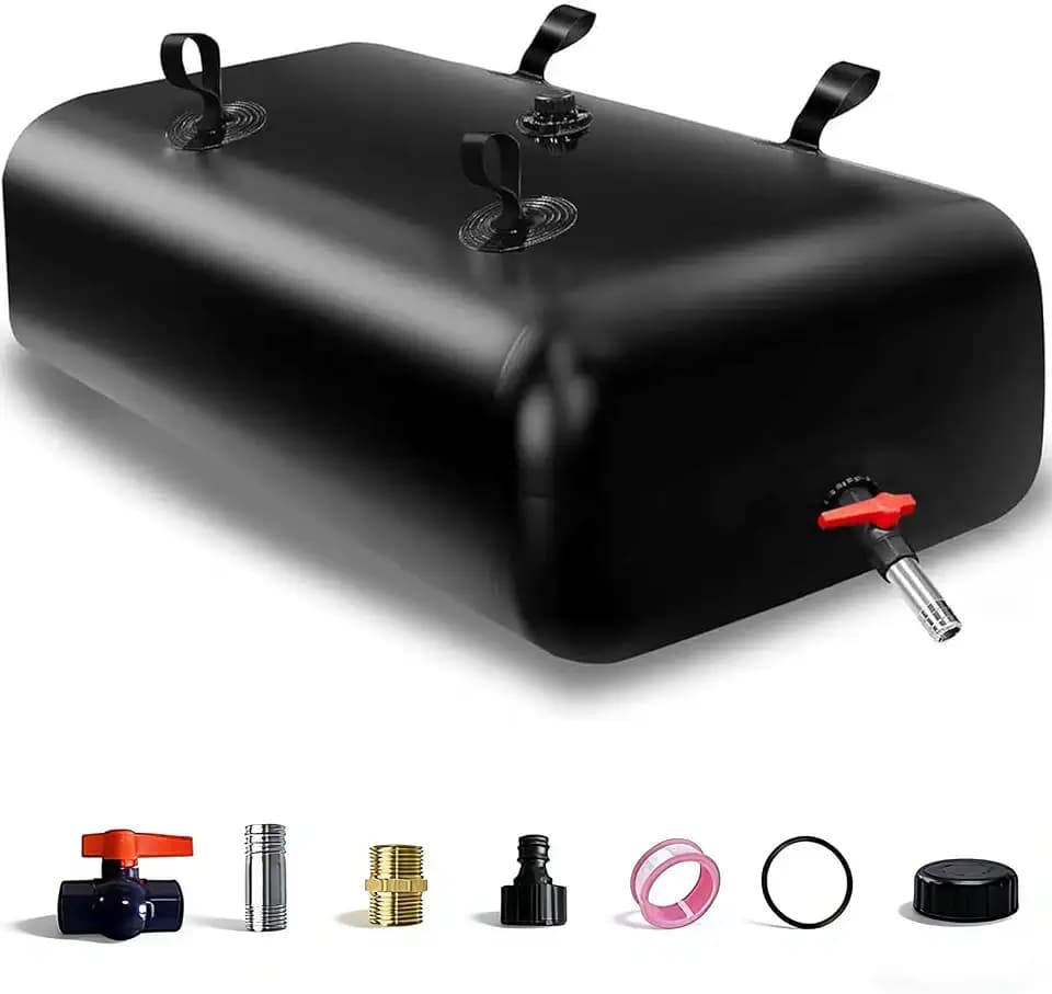 1400L/370Gal Water Bladder Tank, Foldable Portable Water Storage Container