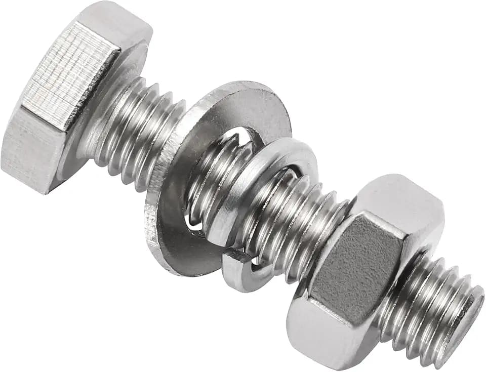30 Stück Sechskantschrauben M6x70mm Edelstahl A2 V2A Schrauben Set