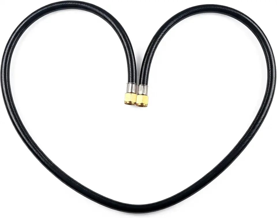 5 FT 8/12 FT Lengths Optional, High Pressure Propane Hose, 3/8" Female Flare Fittings on Both Ends, for Gas Grills, RVs, Heaters, Fire Pits