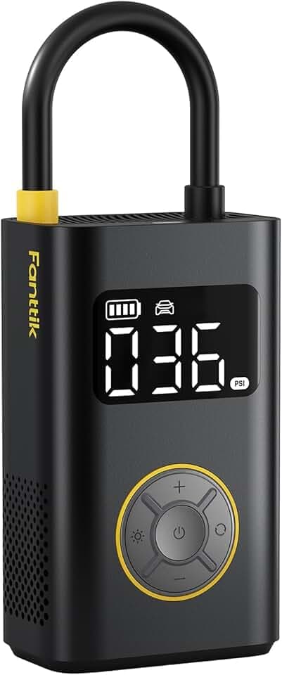 Fanttik X9 Pro Portable Tire Inflator for Compact Car, 1Min Fast Inflate