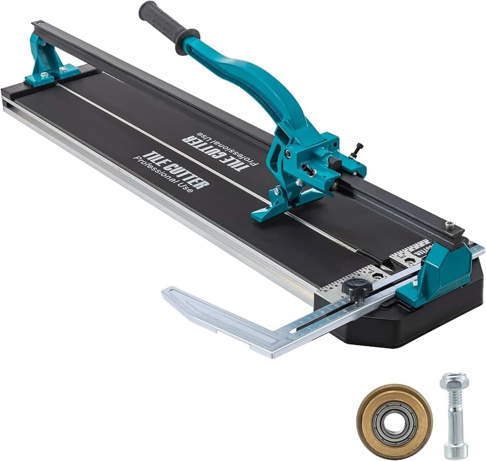 VEVOR - Fliesenschneider (800 mm, starkes manuelles Schneiden mit Laserpositionierung, präzise mit einfacher Schiene)