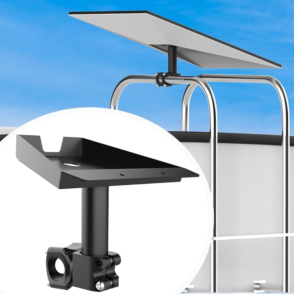 Starlink Gen 3 RV Ladder Mount & Roof Rack Mount - Load-Bearing 200lbs, Adjustable Installation Range 0.8-1.17” for Poles, Roofs, SUVs, and Outdoor Use