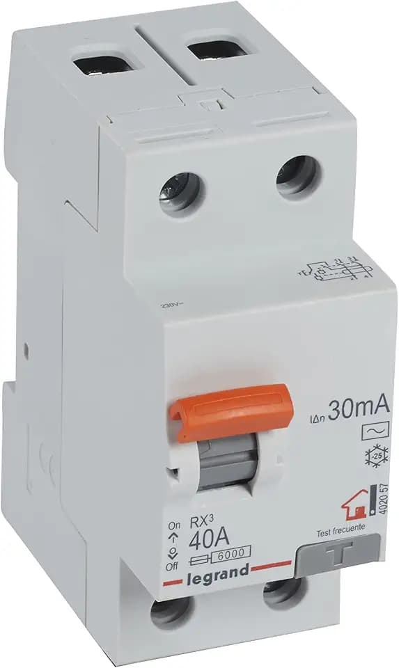 LEGRAND Fehlerstromschutzschalter 2P 40A 30mA AC Klasse RX3 402057E