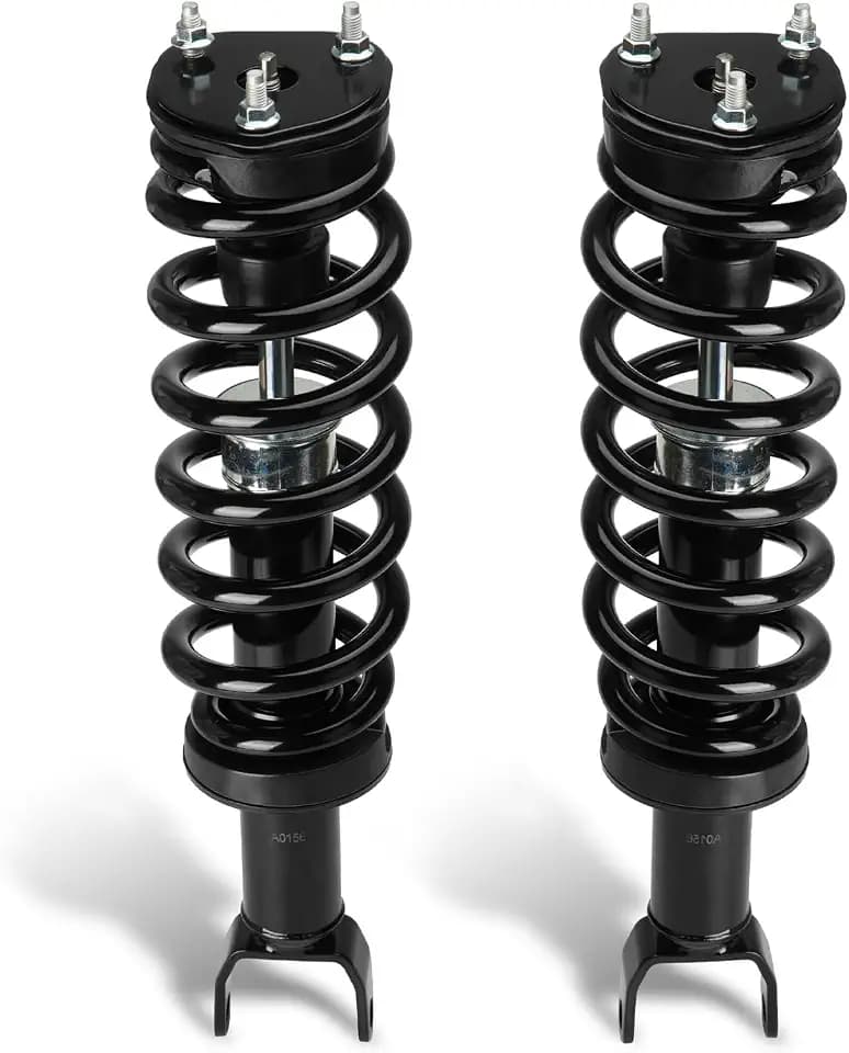 Front Complete Struts Assembly w/Coil Spring Shock Absorber Fit for Dodge Ram 1500 2009-2010, for Ram 1500 2011-2018, 4WD, w/o Air Suspension, Replace for 172292