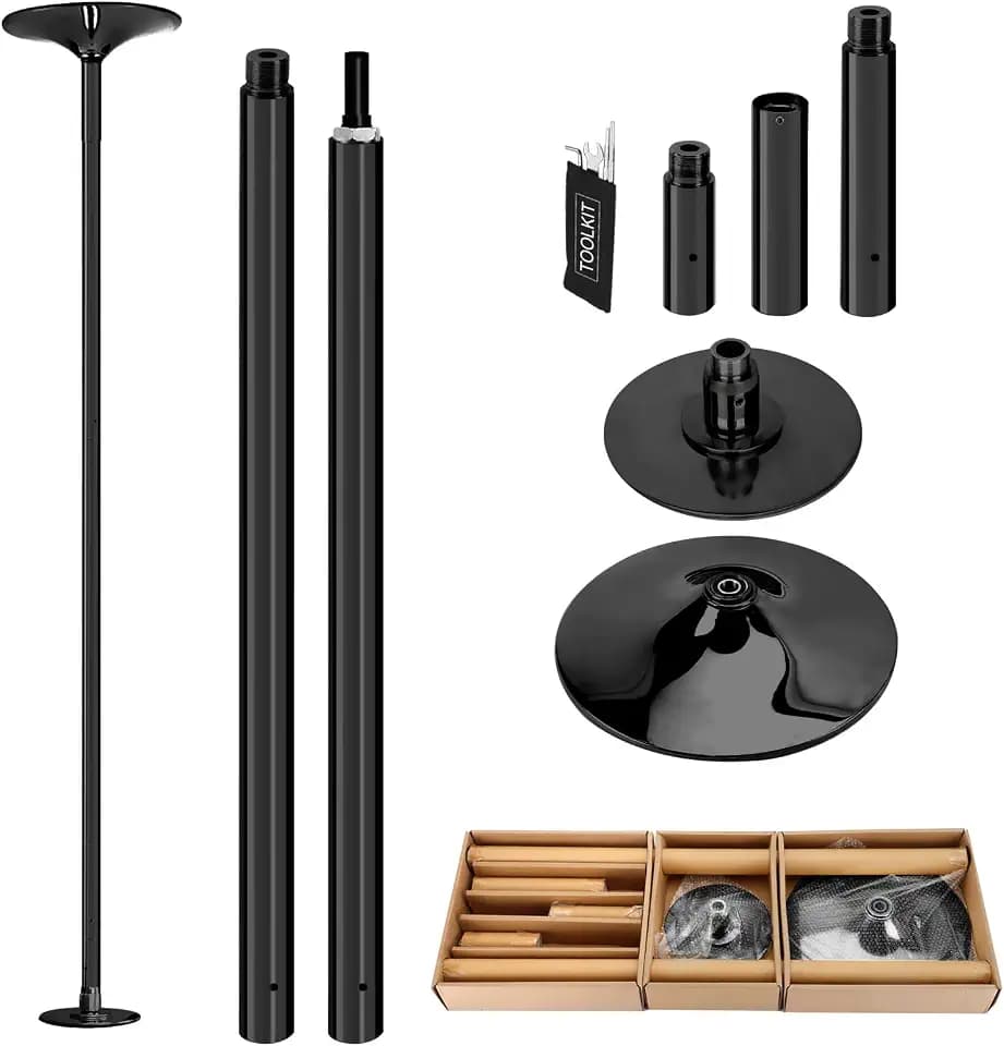 PRIOR FITNESS Dance Pole,45mm CE Certified Safety Pole Dance Pole for Home