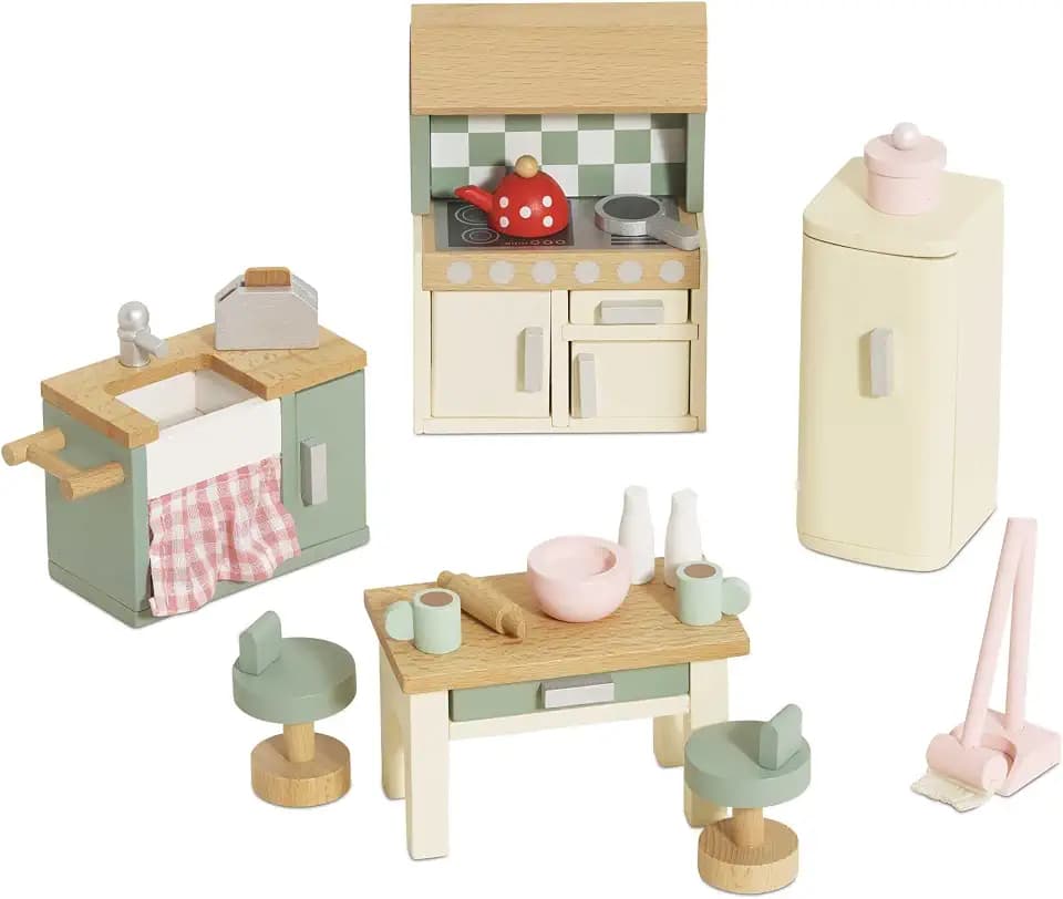 Le Toy Van Kitchen Dollhouse Furniture Play Set