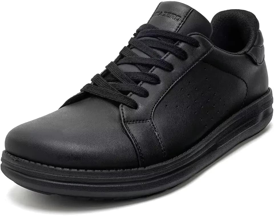 1TAZERO Men's Extra Wide Slip-On Shoes 4E-6E Wide Walking Orthopedic with Arch Support for Wide Fit Plantar Fasciitis