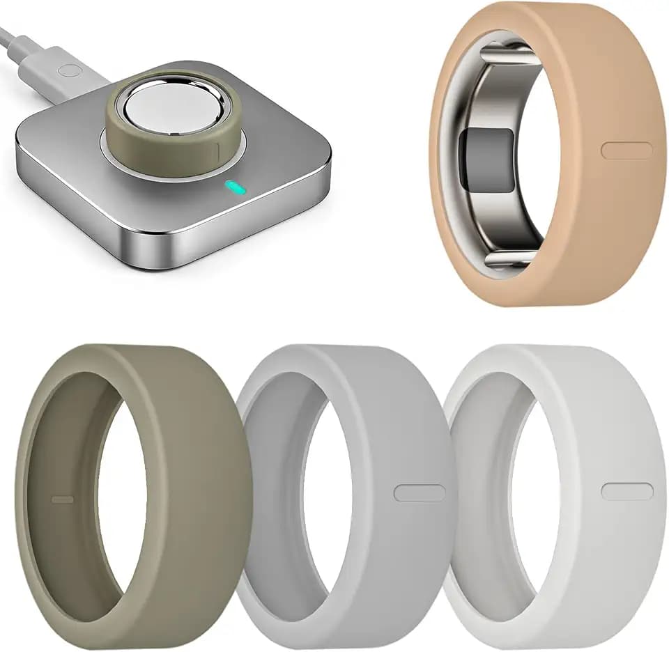 4 Pack Ring Cover for Oura Ring Gen 4/4 Ceramic/Oura Ring Gen 3