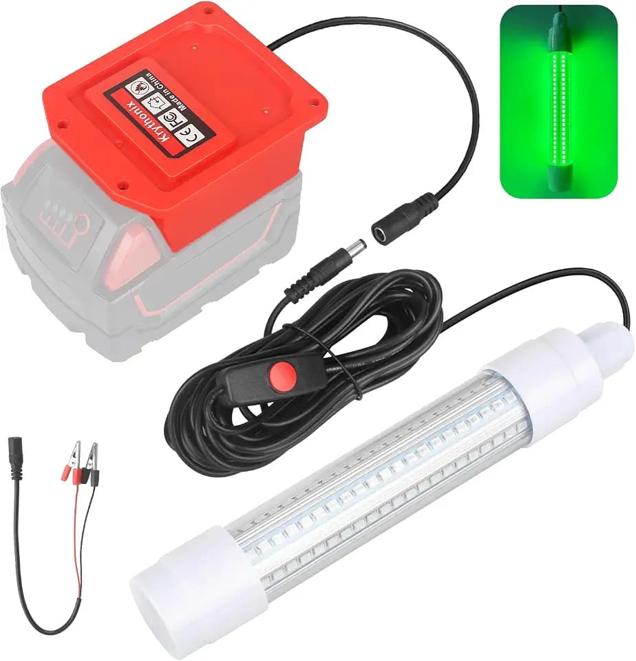 Underwater Fishing Light Compatible with Power Tool Battery