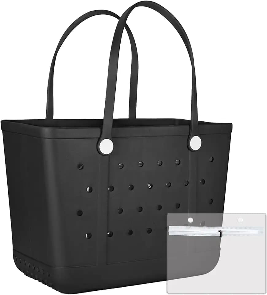 Juyeesm X Large Rubber Tote Bag for Boat, Beach, Pool-XL,18.9 * 13.8 * 8in