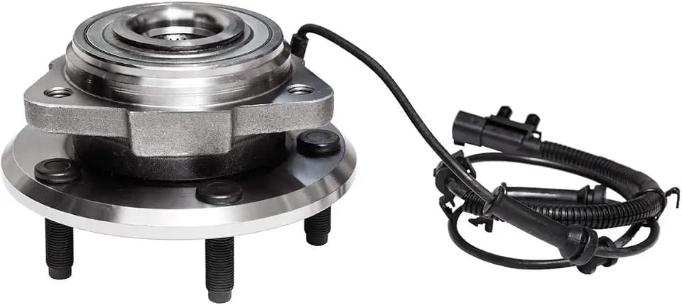 AUQDD 513272 Front Wheel Hub and Bearing Assembly Compatible with 2007 08 09 2010 Jeep Wrangler JK [5 Lug W/ABS]