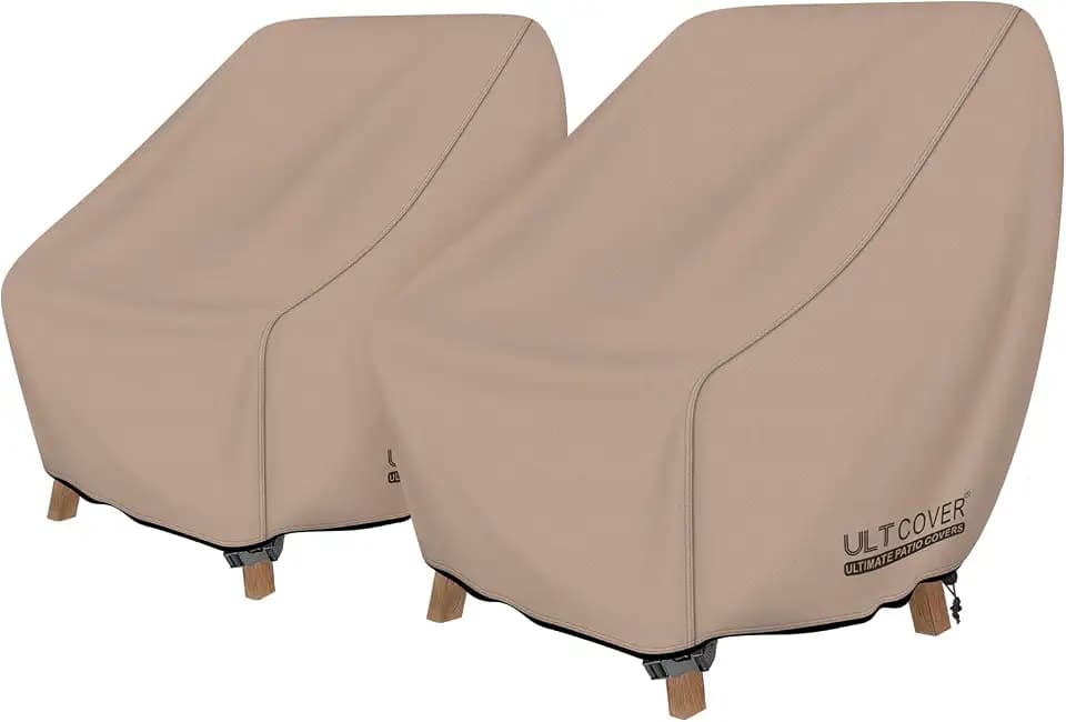 ULTCOVER Waterproof Patio Chair Cover, 28W x 30D x 32H in