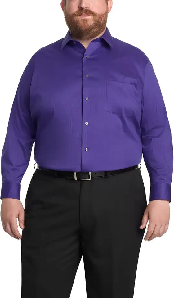 Van Heusen Men's Dress Shirt Everyday Defense Stretch (Big and Tall)