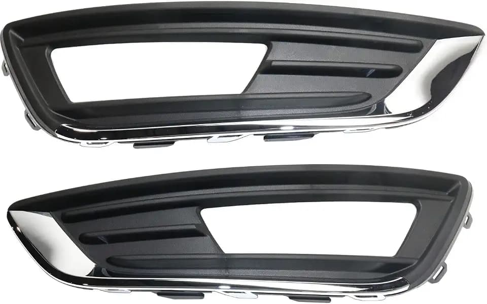 BXZ Fog Light Lamp Bezel Cover For 2015 2017 2018 Ford Focus S Se Titanium