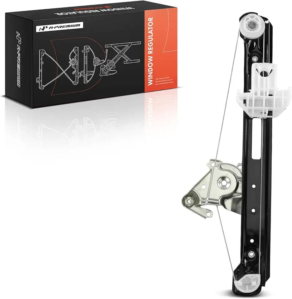 A-Premium Rear Driver Side Power Window Regulator Compatible with Ford