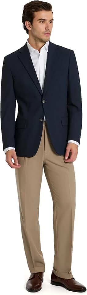 Michael Kors Men’s Twill Koop Classic Regular, Big & Tall Sport Coat, Performance Fabric for comfort | Business & Casual Wear